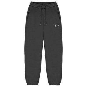 Basic Jogger Dark Grey Logo