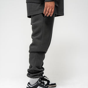 Basic Jogger Dark Grey Logo