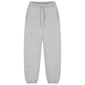 Basic Jogger Grey Melange Logo