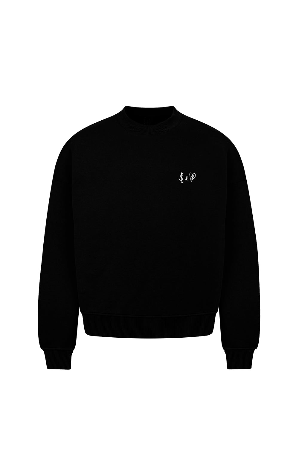 Basic Sweater Black Logo