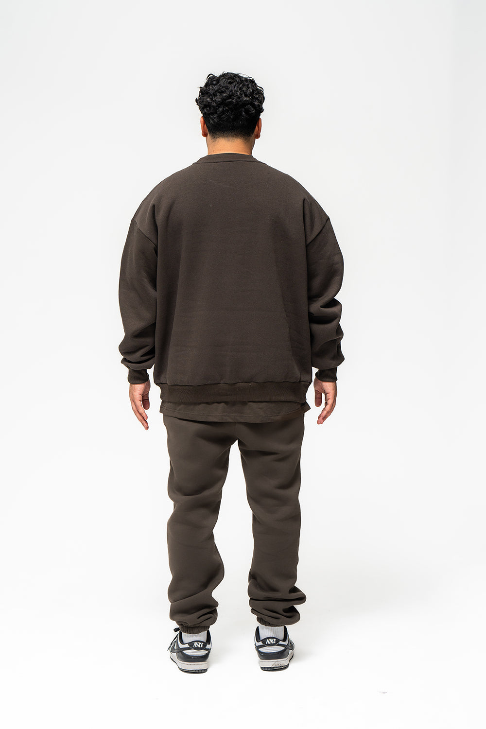 Basic Sweater Dark Brown Logo