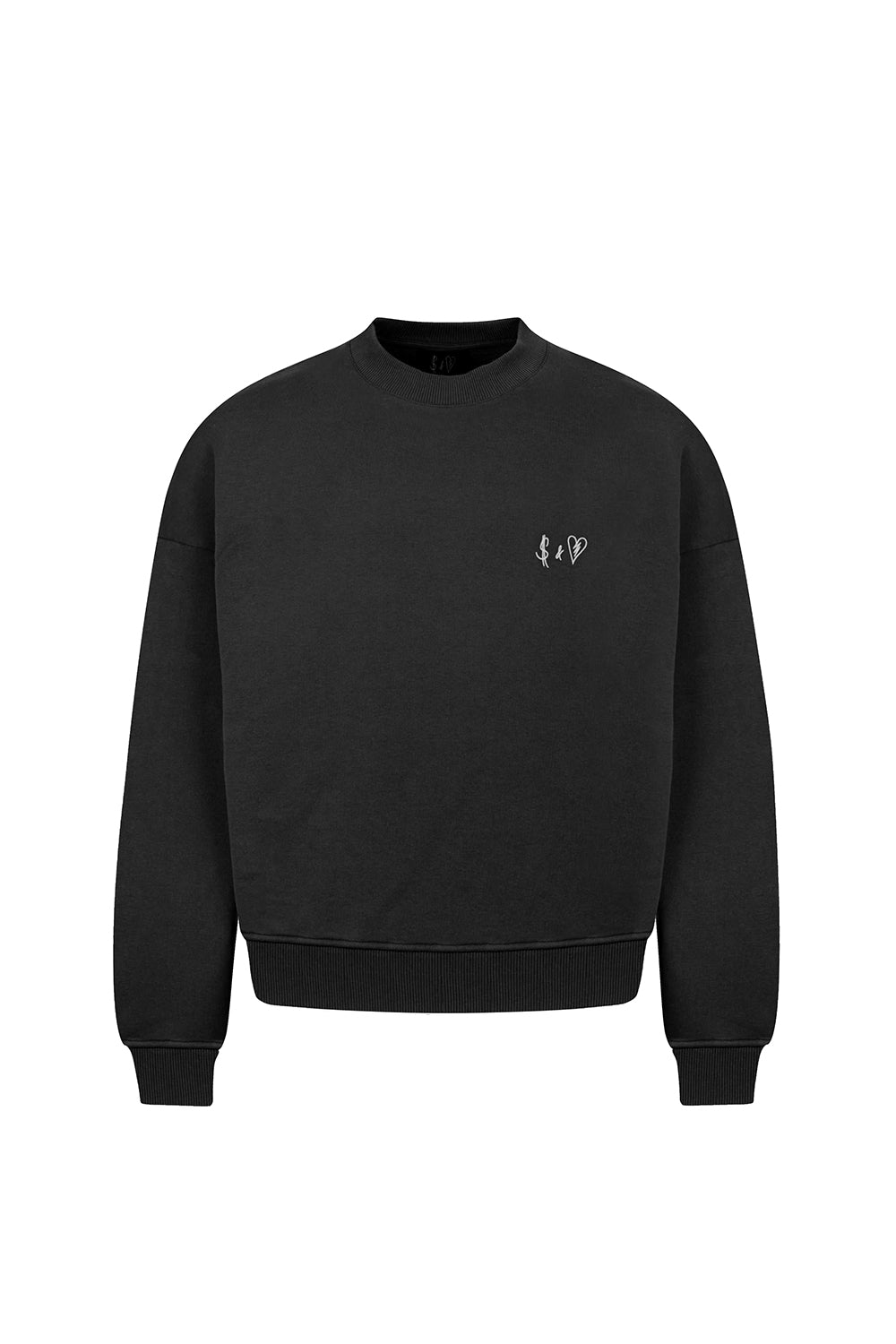 Basic Sweater Dark Grey Logo