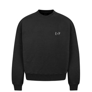 Basic Sweater Dark Grey Logo