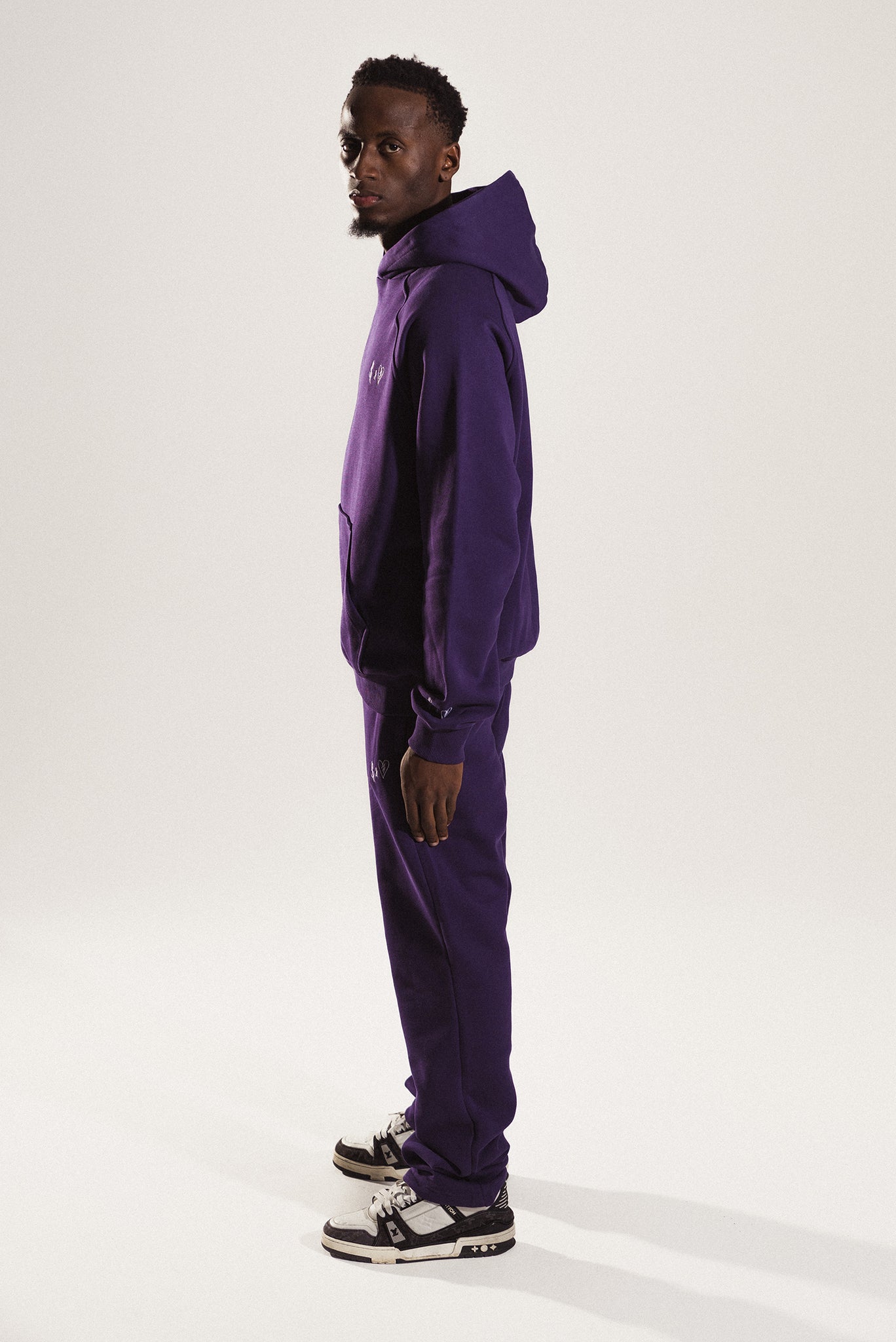 Basic Hoodie Dark Purple