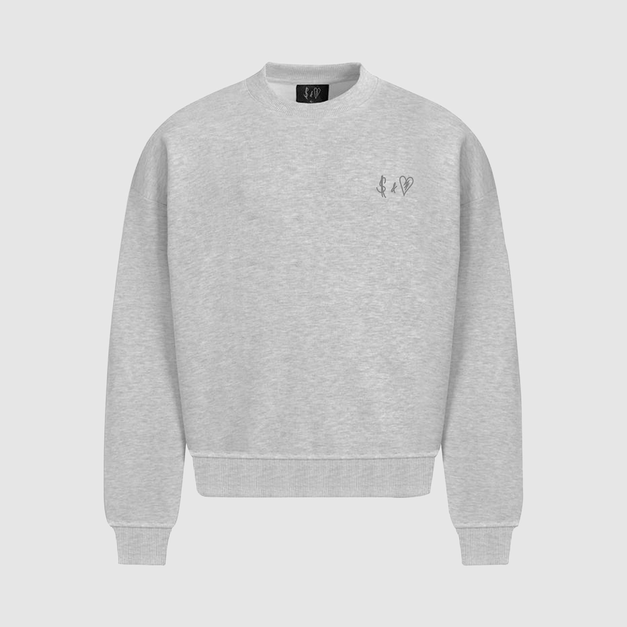 BASIC LIGHT GREY SWEATER