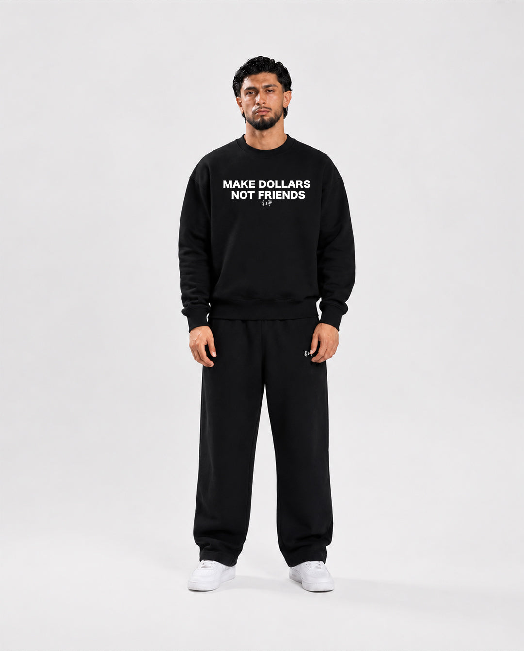 MAKE DOLLARS NOT FRIENDS SWEATER