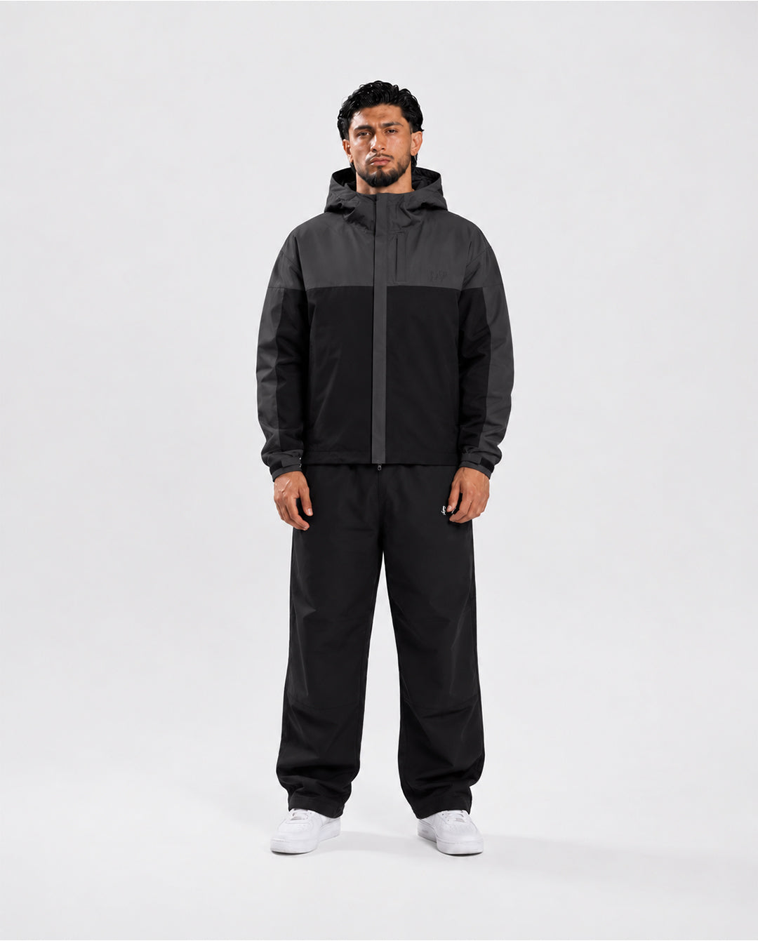 RAINJACKET BLACK/GREY