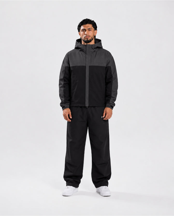 RAINJACKET BLACK/GREY