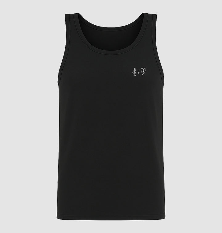 BASIC TANKTOP BLACK 2er Set