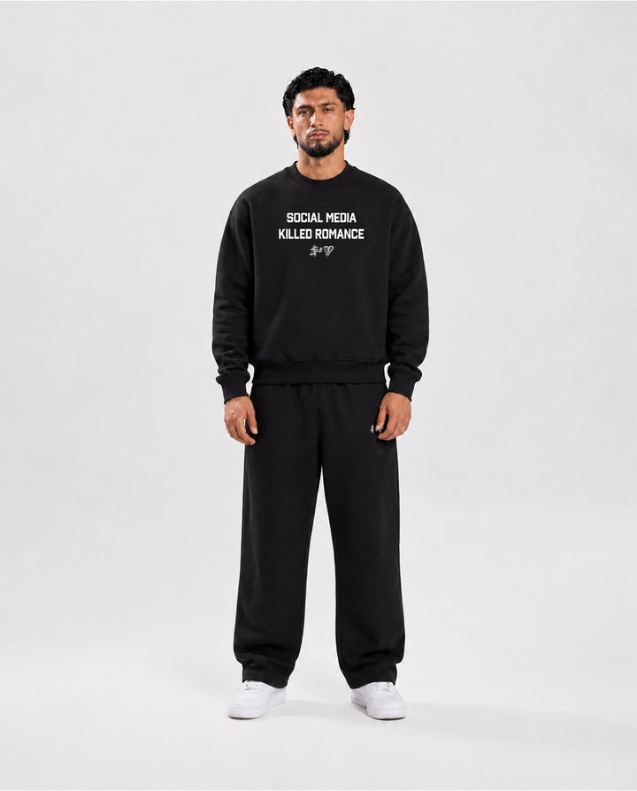SOCIAL MEDIA KILLED ROMANCE SWEATER