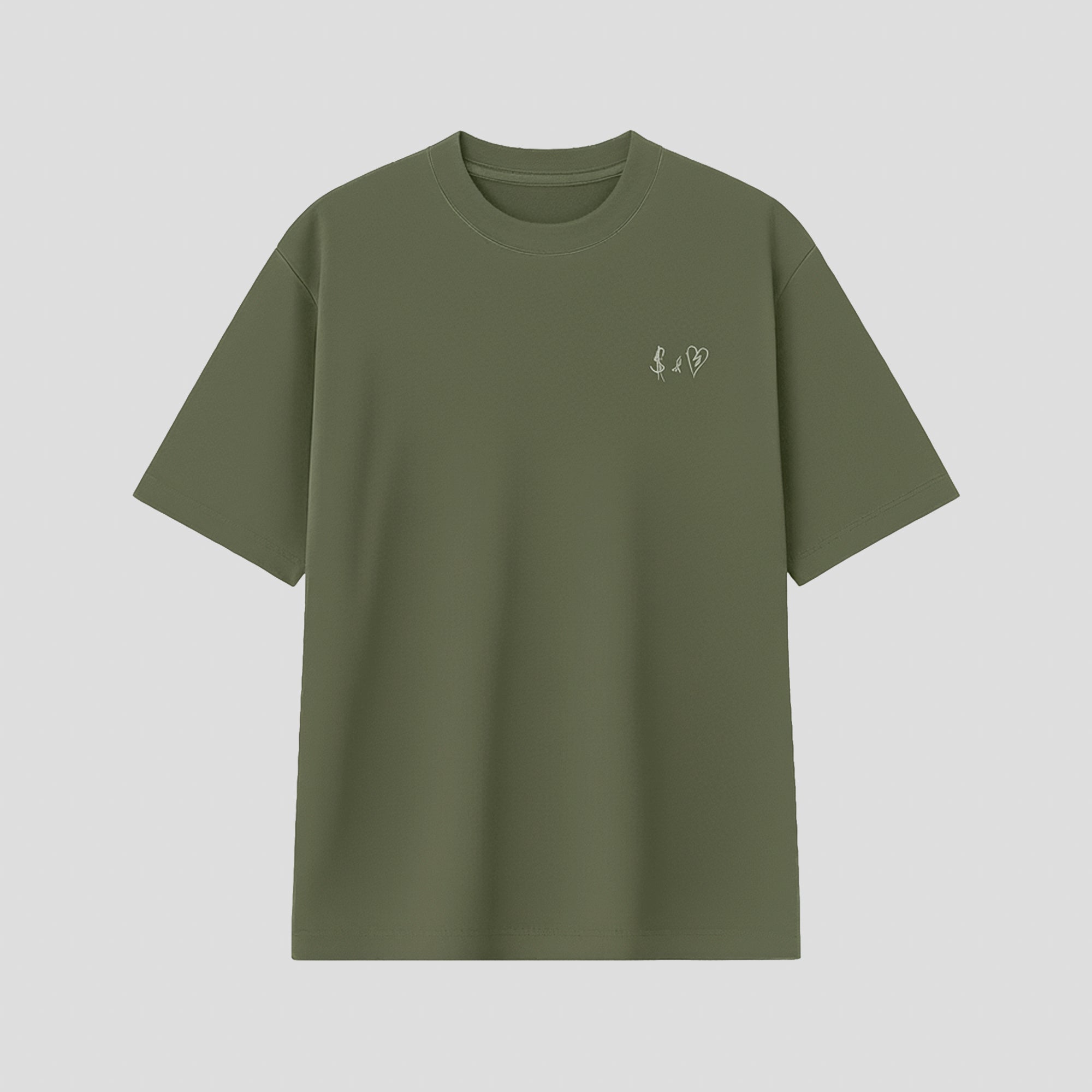 BASIC OLIVE GREEN T-SHIRT