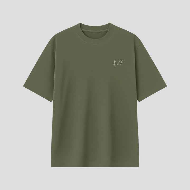BASIC OLIVE GREEN T-SHIRT