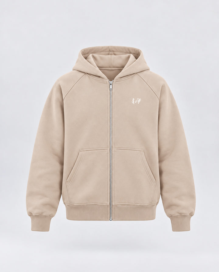 BASIC DESERT ZIP-HOODIE