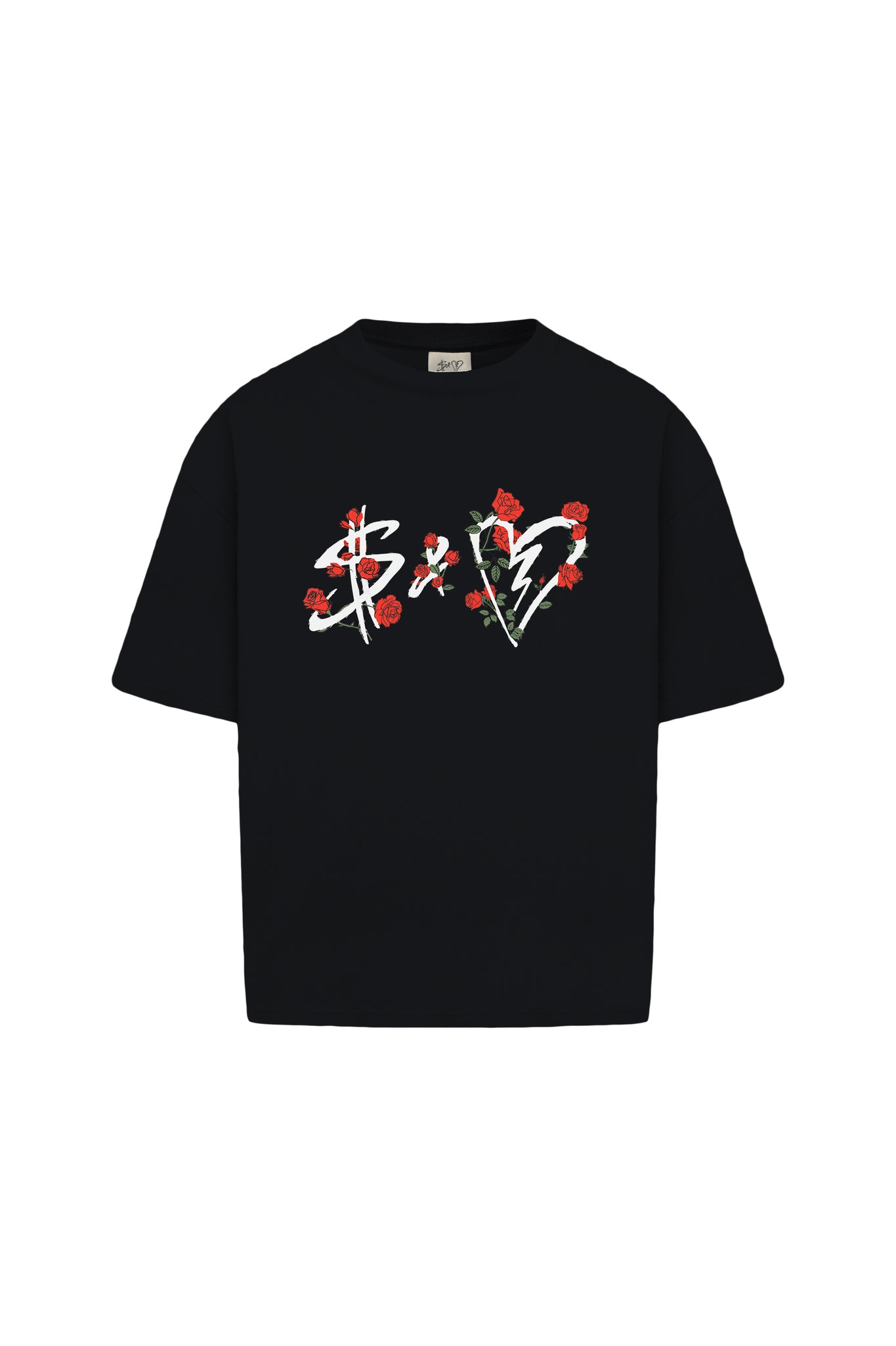 Rose T-Shirt Black