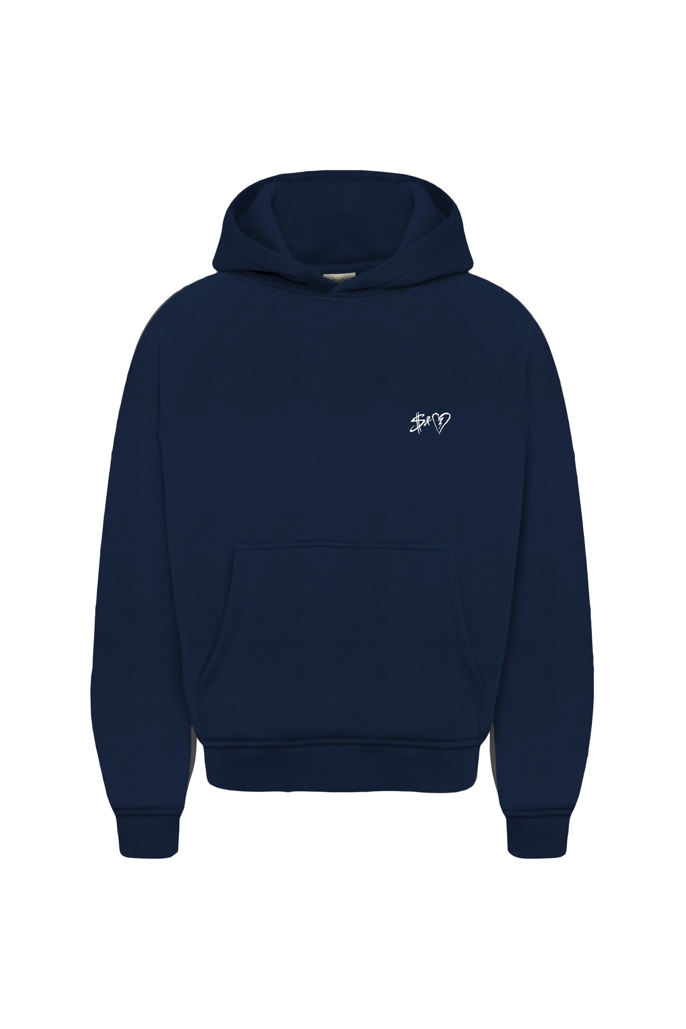 Basic Logo Hoodie Navy Blue