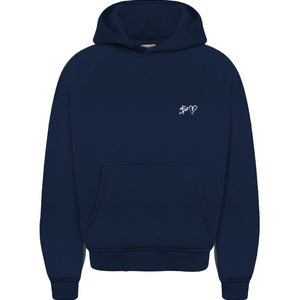 Basic Logo Hoodie Navy Blue