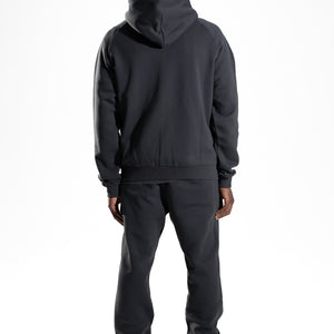 Basic Zip-Hoodie Dark Grey